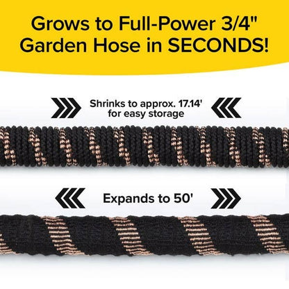 Copper Bullet Deluxe Expandable Garden Hose | 50 ft