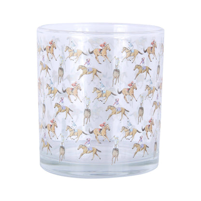 Watercolor Horses Pattern Rocks Glass