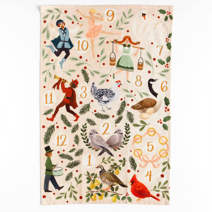 12 Days Of Christmas Kitchen Towel