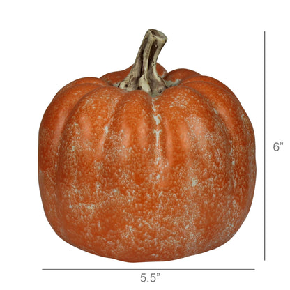 Pumpkin, Ceramic, Orange - Sm