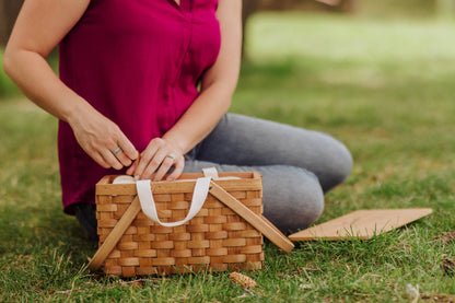 Poppy Personal Picnic Basket, (Beige)