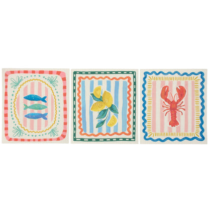 Italian Coastal Swedish Cloth Set