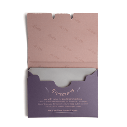 Paper Soap – Lavender + Fir Paper Soap, 50 sheets