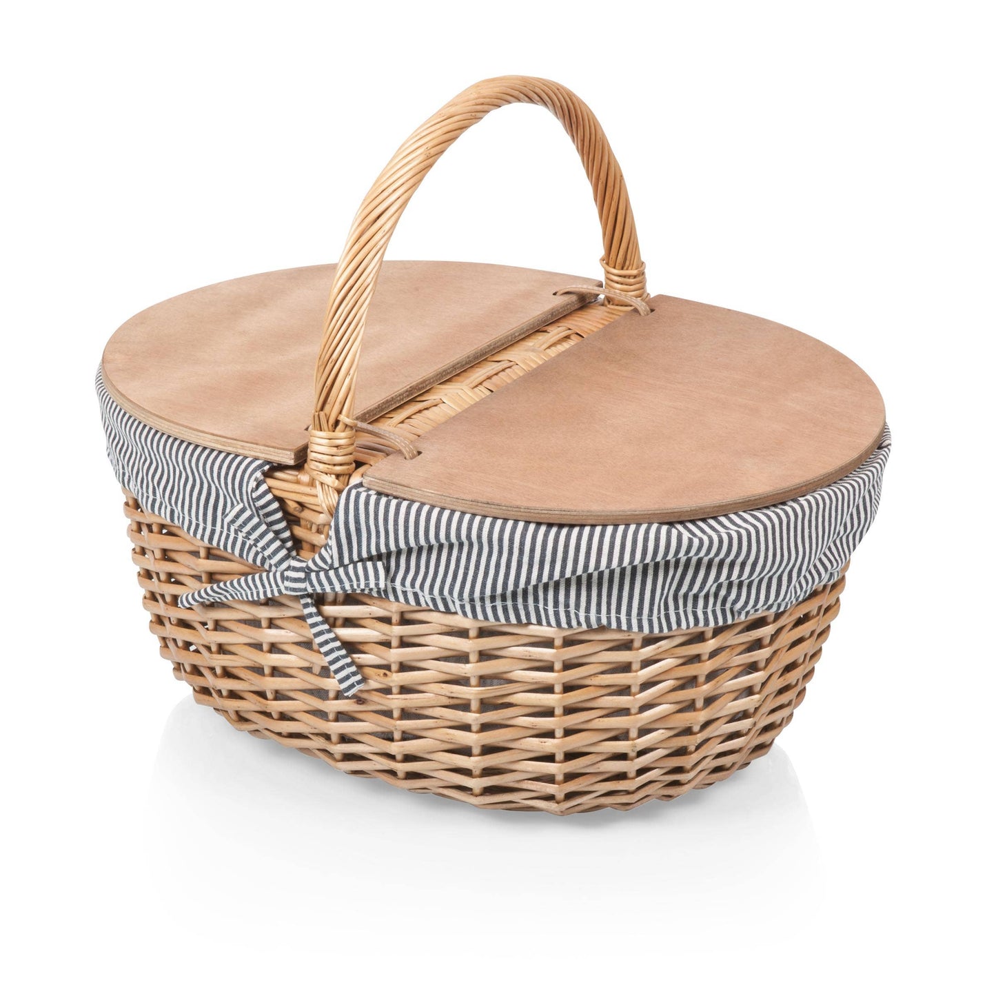 Country Vintage Picnic Wicker Basket