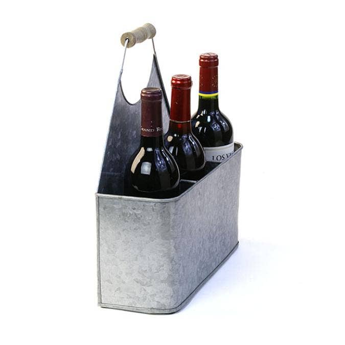 Three section Tin Caddy