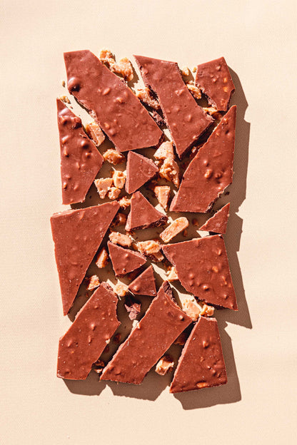 Sticky Toffee Milk Chocolate Bar - Holiday Gift