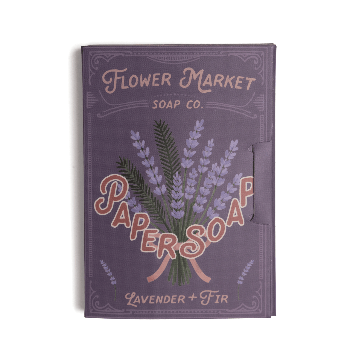 Paper Soap – Lavender + Fir Paper Soap, 50 sheets