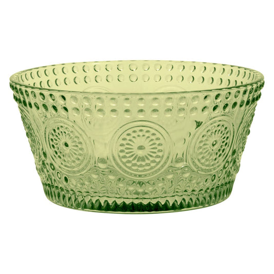 4.75" Round Olive Codi Glass Bowl Fall