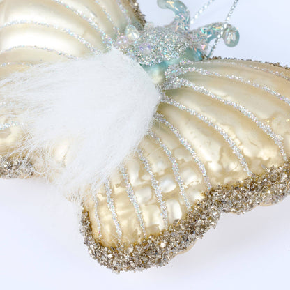 Glass Moth Ornament