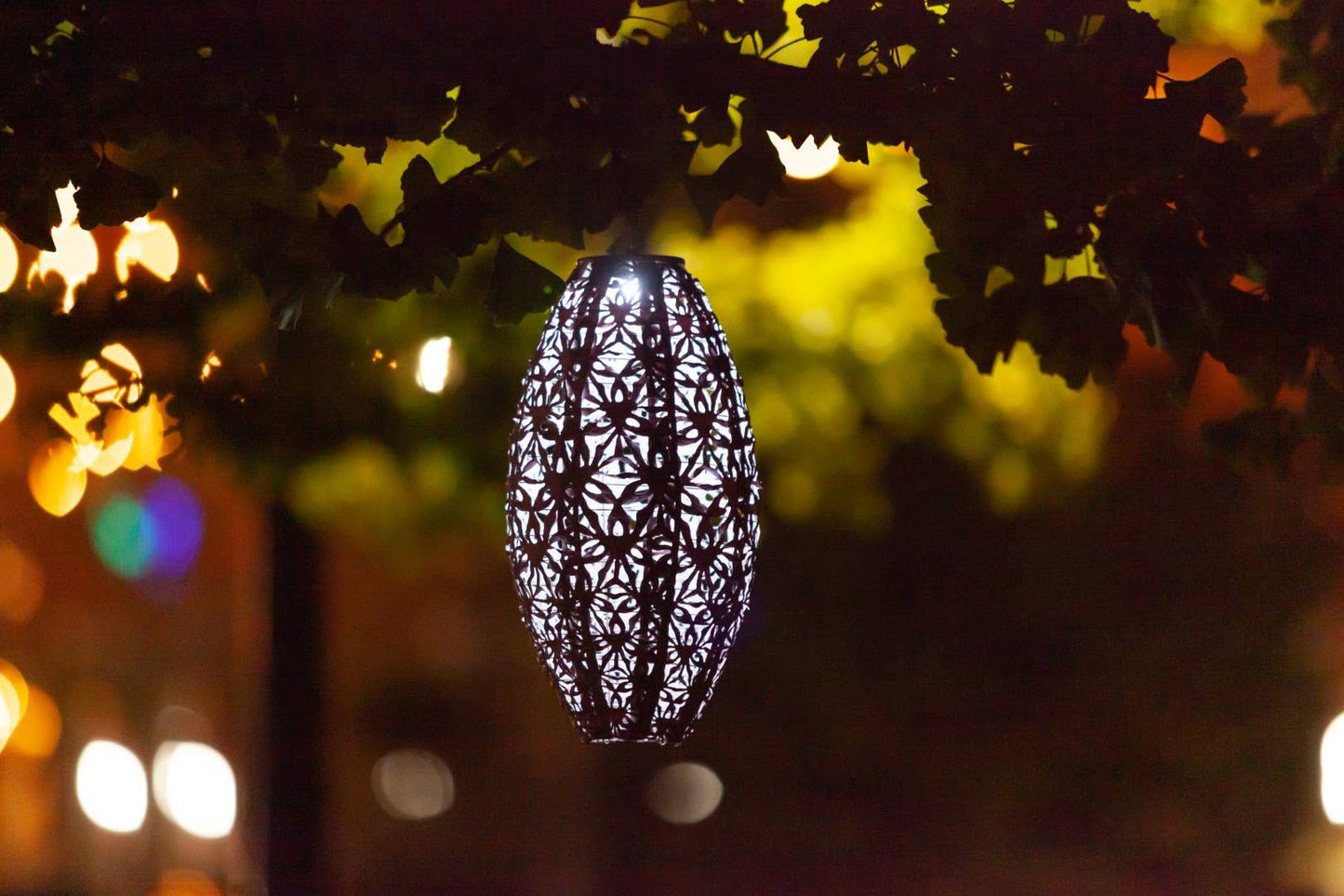 Stella Wildflower Pod Solar Lantern - Blush
