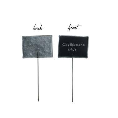 12 inch Tin Chalkboard Pick