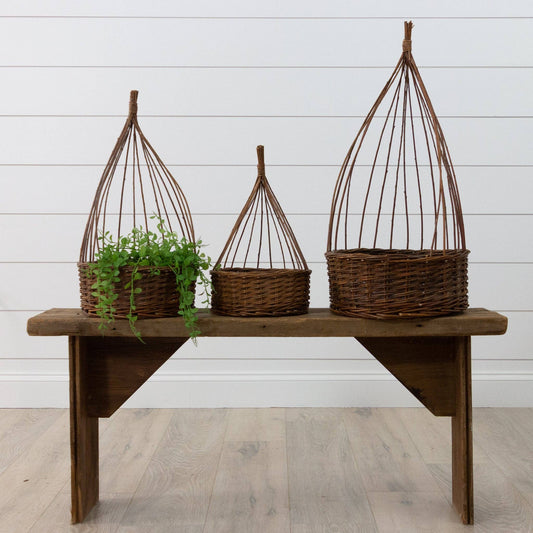 Willow Obelisk Planters
