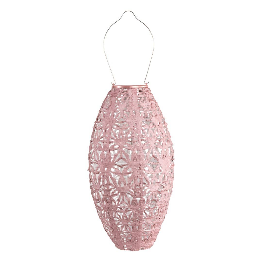 Stella Wildflower Pod Solar Lantern - Blush