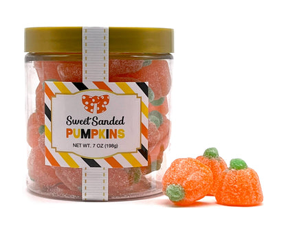 Halloween/Fall Candy Sugar Stacks - Sanded Gummy Pumpkins