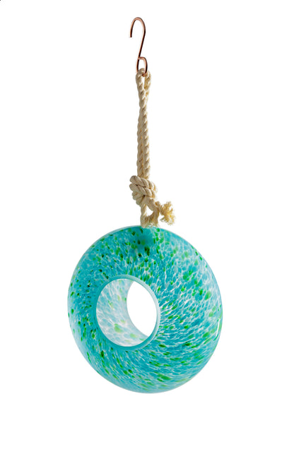 Handcraft Art Glass Bird Feeder
