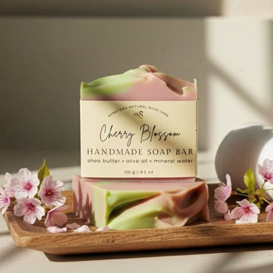 Cherry Blossom Handmade Soap Bar (VEGAN)