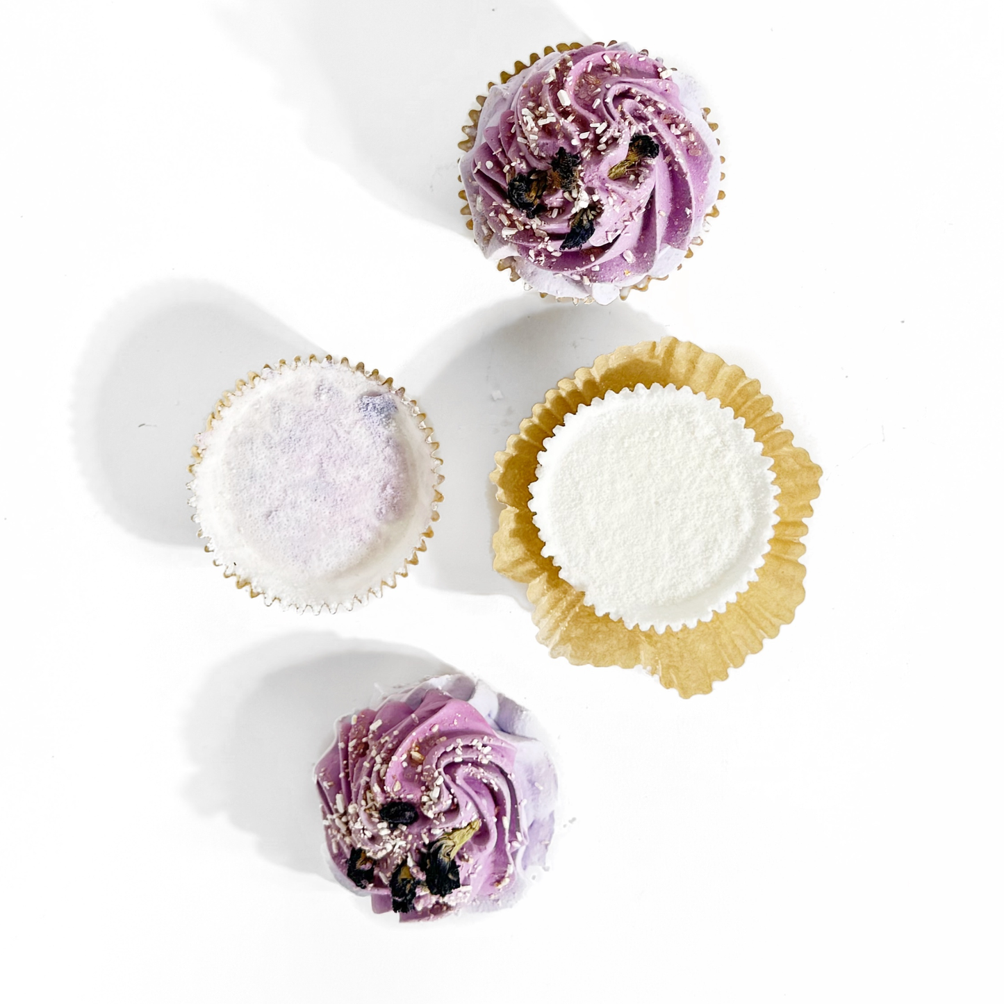 Lavender Mint Cupcake Bath Bomb