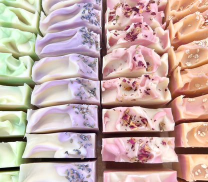 Lilac Bloom Handmade Soap Bar VEGAN COLD PROCESS Spring