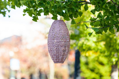 Stella Wildflower Pod Solar Lantern - Blush