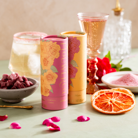 Floral-Infused Cocktail Cubes