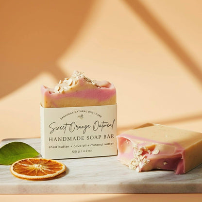 Sweet Orange Oatmeal Handmade Soap Bar
