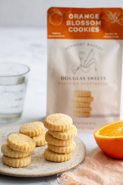 Orange Blossom Shortbread – Spring Gift & Tea Cookie