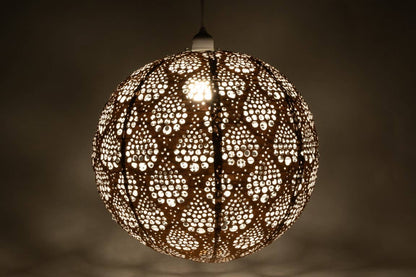 Stella Nova Outdoor Pendent Light - Dewdrop 18" Copper