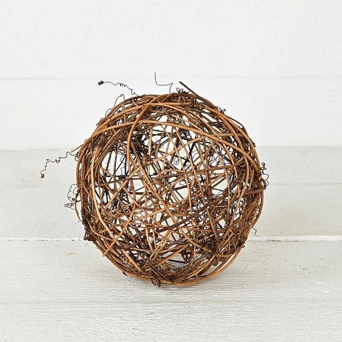 Grapevine Twig Ball-Brown 6"