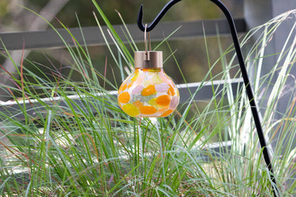 'Mai Tai' Tea Lantern - Glass Outdoor Solar Lantern