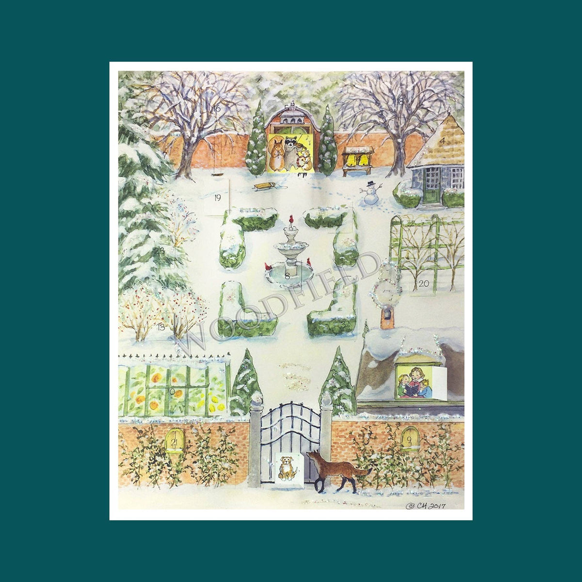 #3027 - Winter Garden Advent Calendar