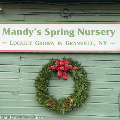 Wreath Mixed greens all sizes' (PRE-ORDER)