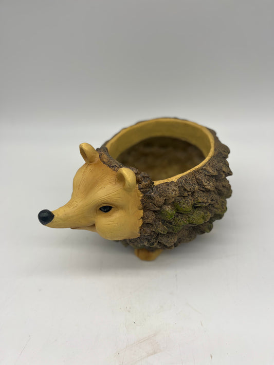 Hedgehog Bark Planter