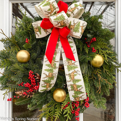 Wreath Mixed greens all sizes' (PRE-ORDER)