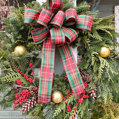 Wreath Mixed greens all sizes' (PRE-ORDER)