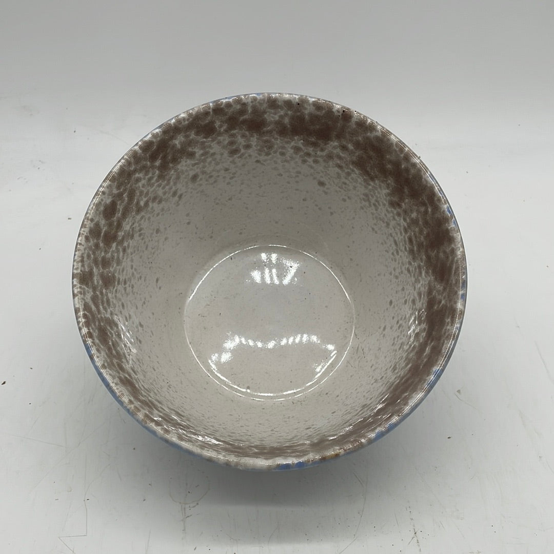 Blue Glazed Pottery Bowl