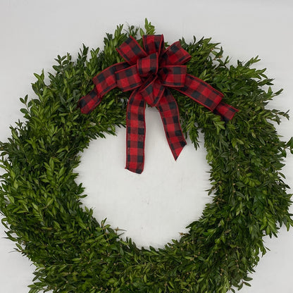 Custom Boxwood Wreath 12" - Hypoallergenic NO BOW (PRE-ORDER)