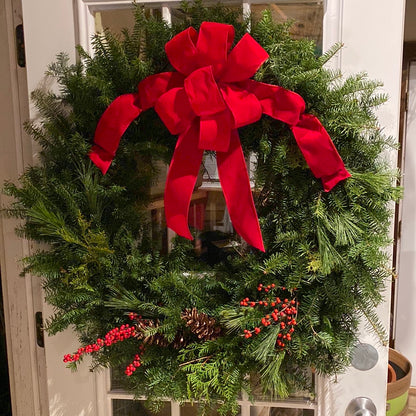 Wreath Mixed greens all sizes' (PRE-ORDER)