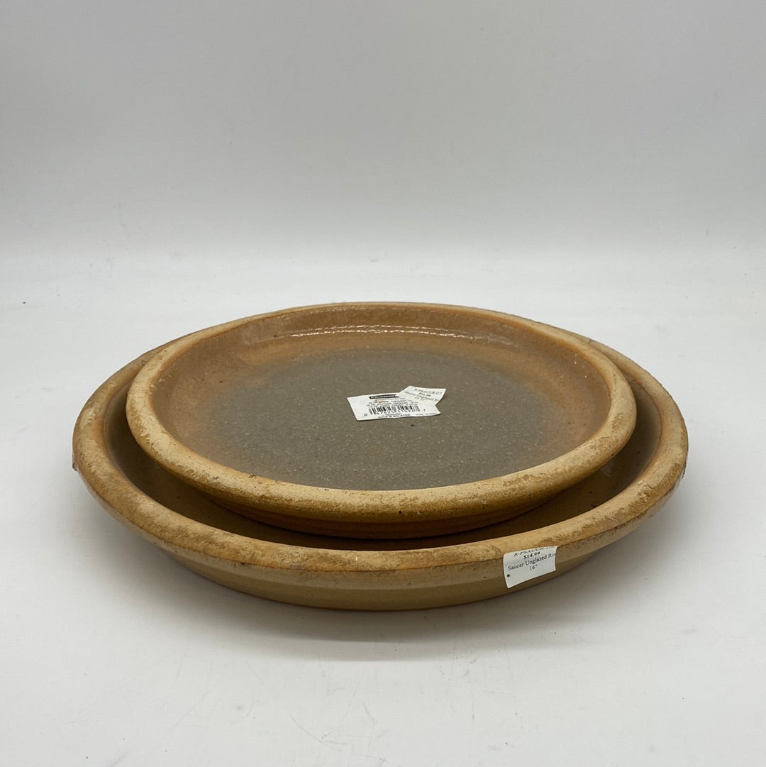 Saucer Unglazed