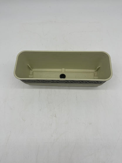 Corinthian Rectangular Plastic Planter